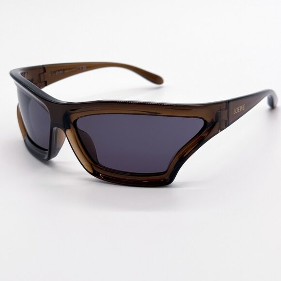 NEW LOEWE LW40143U 47A BROWN GREY UNISEX SUNGLASSES LOEWE - Picture 7 of 14